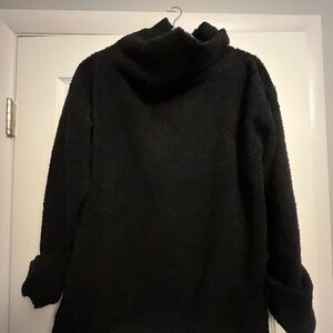 LOFT Black Cowl Neck Sweater